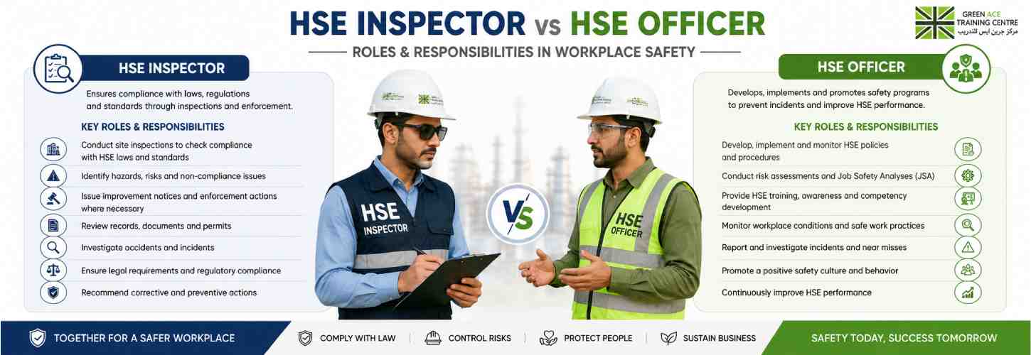 HSE Inspector vs HSE Officer HSE Inspector vs HSE Officer