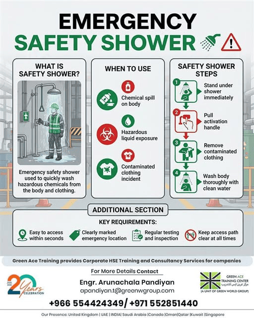 Emergency Safety Shower